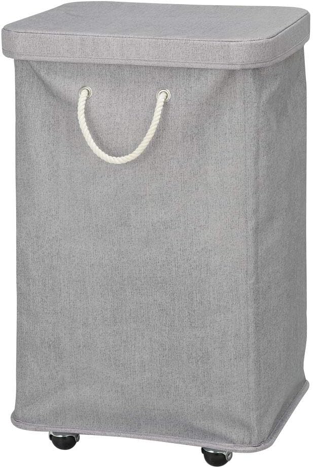 Portable Laundry Hamper with Wheels, Lid and Handles V309