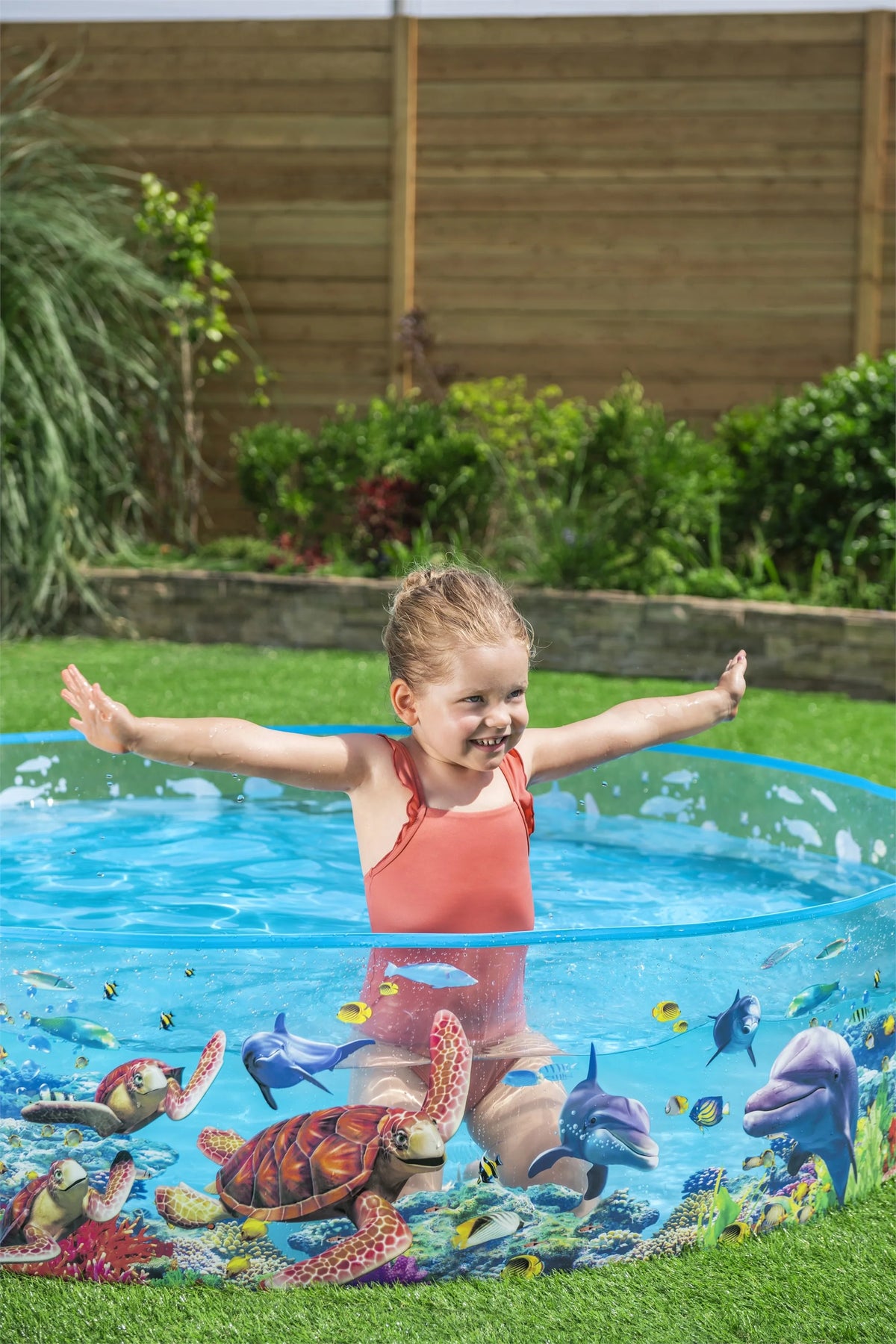 Round Above-Ground Kiddie Pool 8' x 18 B62478