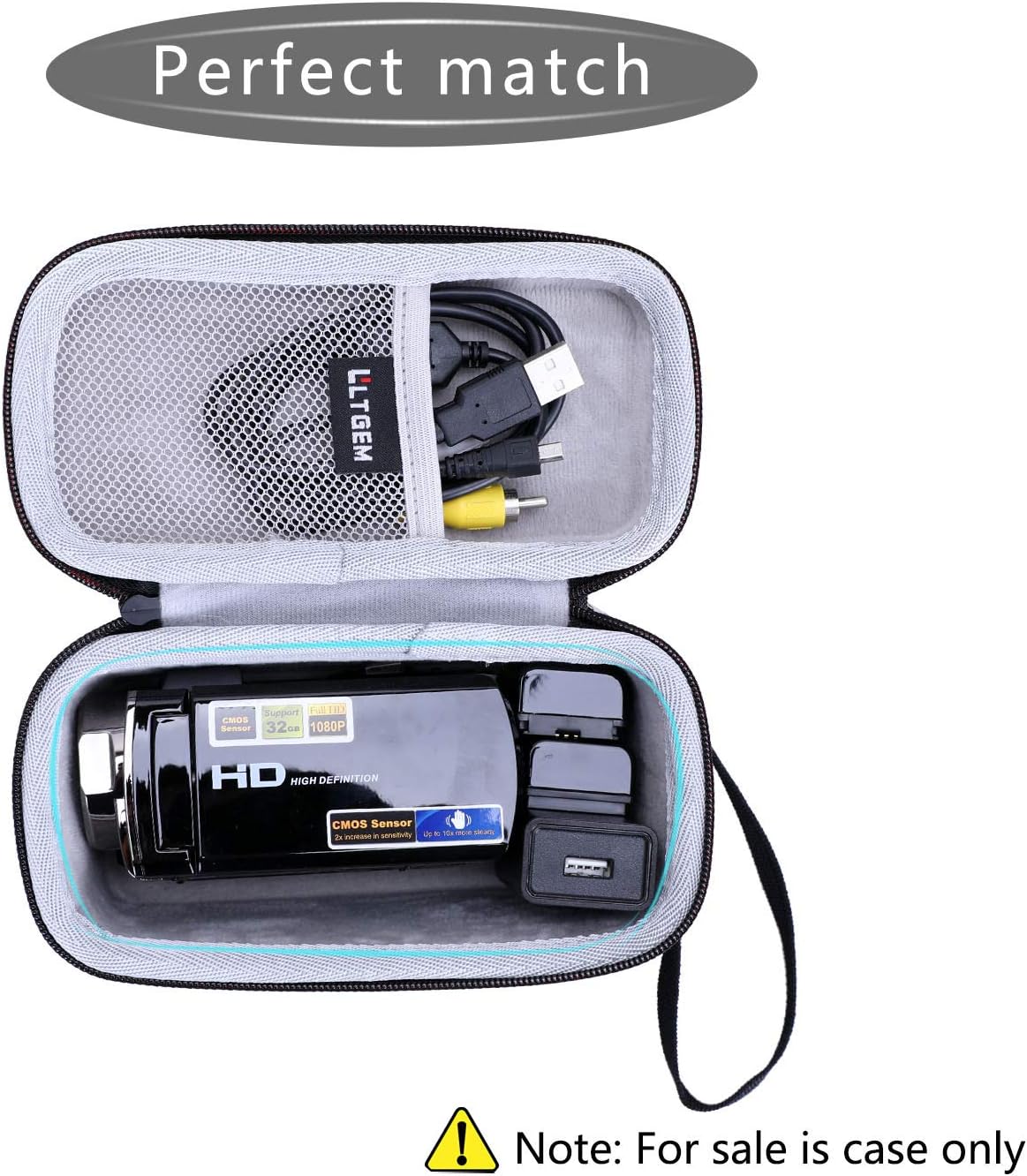 EVA Hard Case for Video Camera Camcorder Y1042
