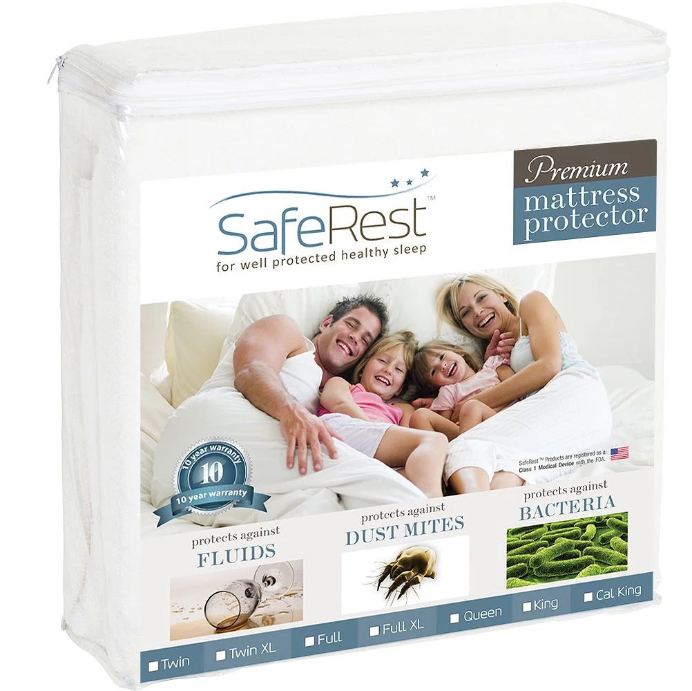 Hypoallergenic Waterproof California King Mattress Protector V5405