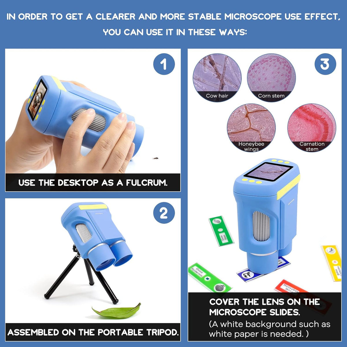 Portable Handheld Microscope Binoculars A738662