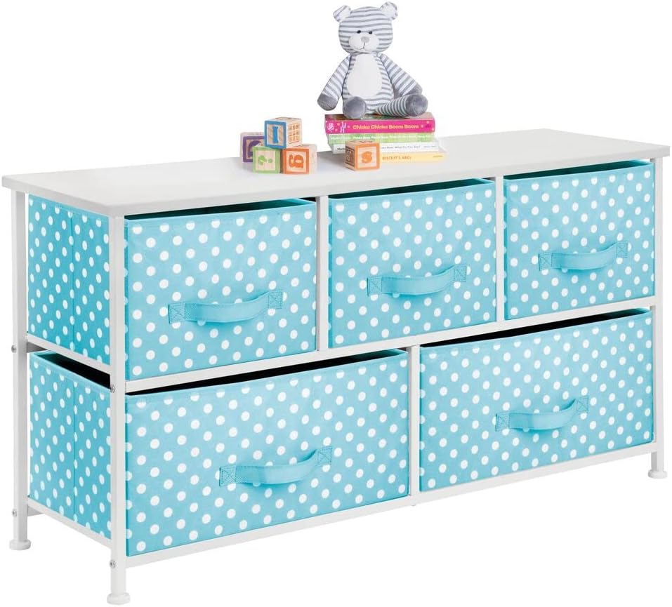 5 Drawer Fabric Dresser E5357