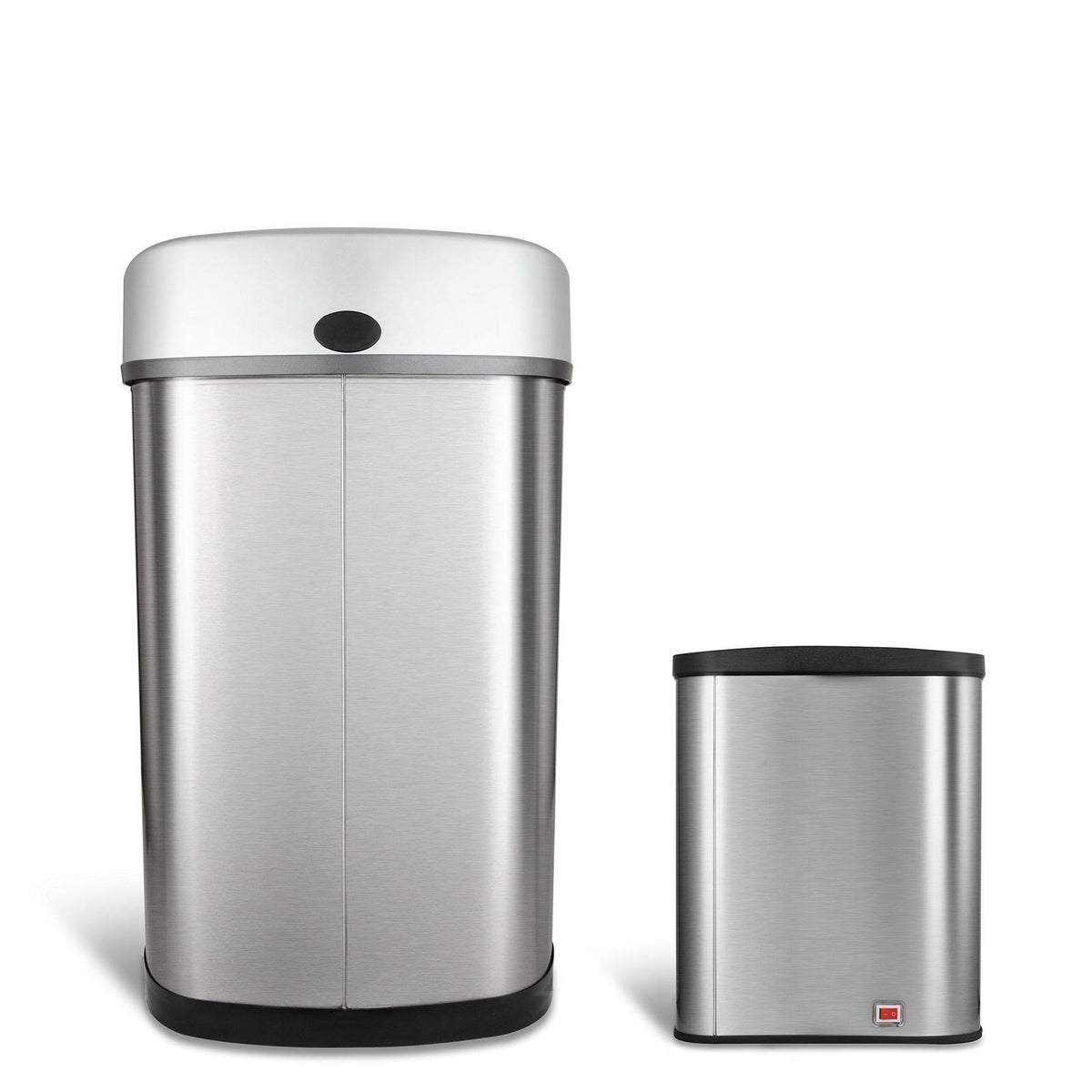 Motion Sensor Touchless 13.2 Gal / 2.1 Gal Stainless Steel Trash Can N948