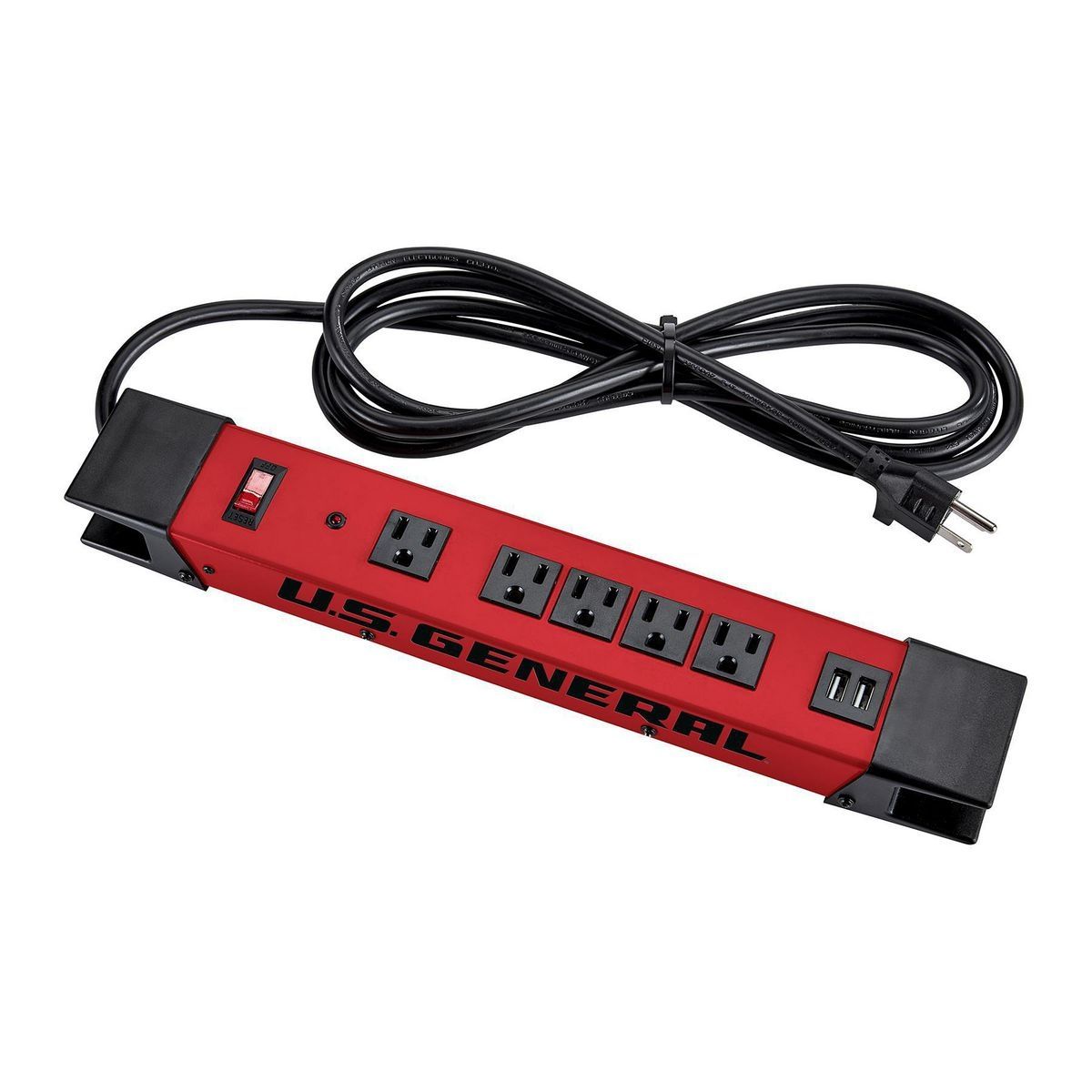 5-Outlet Magnetic Power Strip with 2 USB Ports N6813
