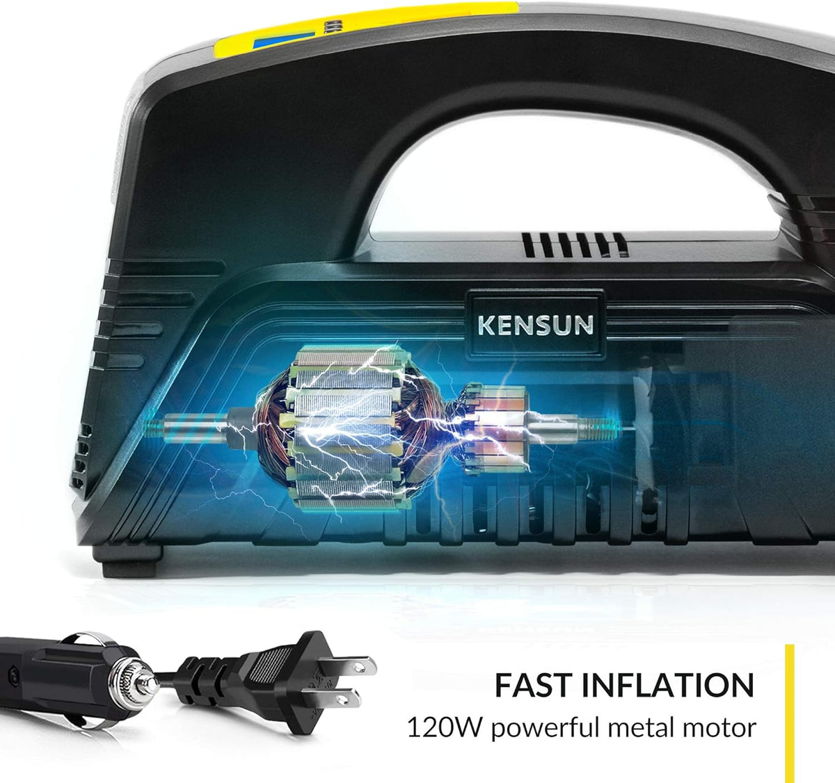 Portable AC/DC Digital Tire Inflator Air Compressor A2461