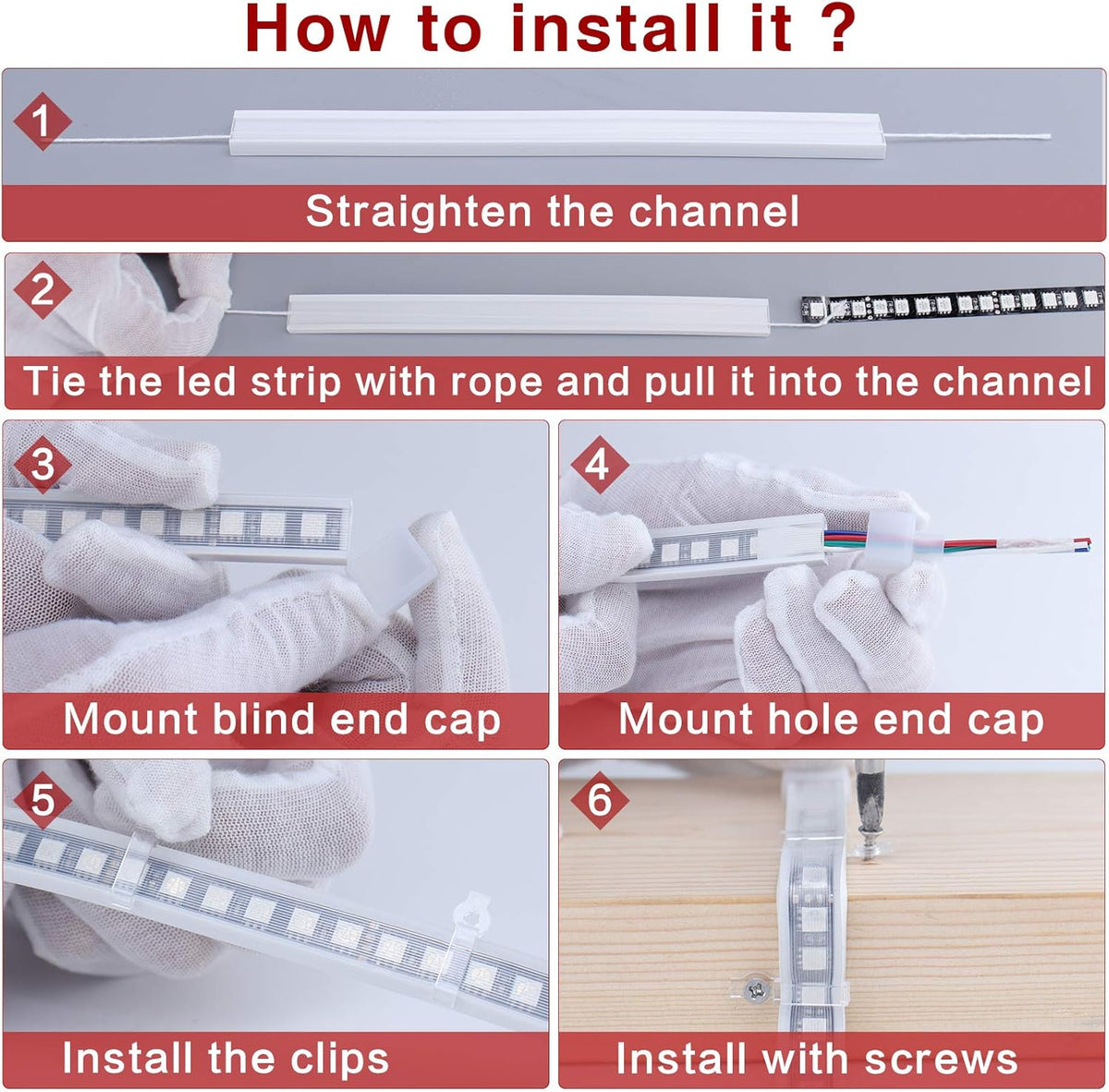 16.4Ft/5M Silicone LED Channel System IP67 Water & Dust Proof A437084