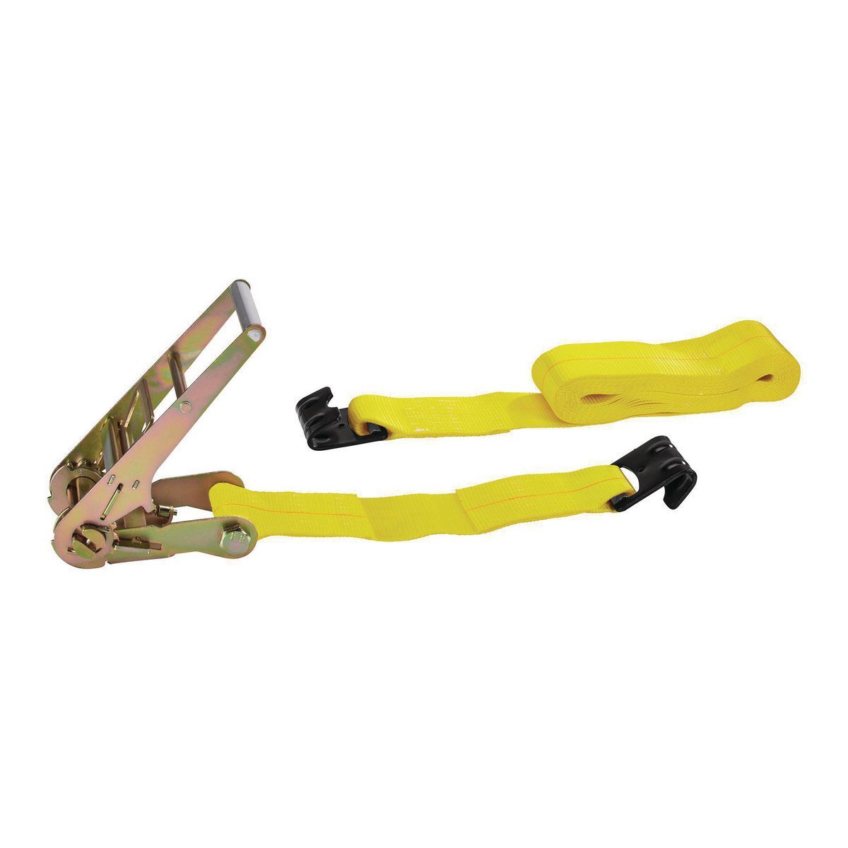 4 in. x 27 ft. Ratcheting Cargo Strap with Flat Hook V158