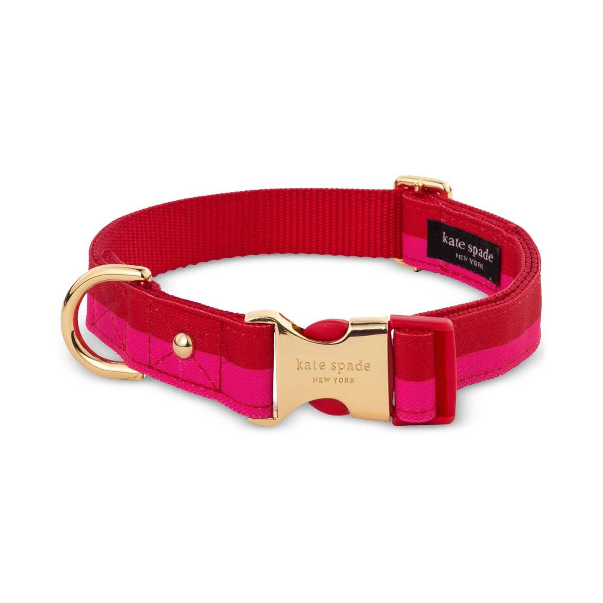 Red Pink Colorblock Dog Collar H7128