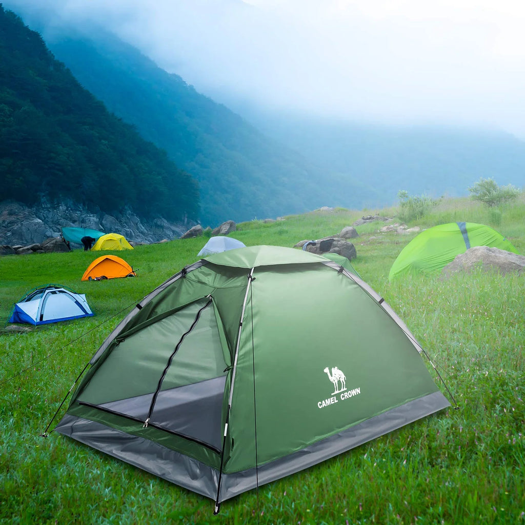 Waterproof 2 Person Dome Camping Tent with Carry Bag Navy Blue F20353