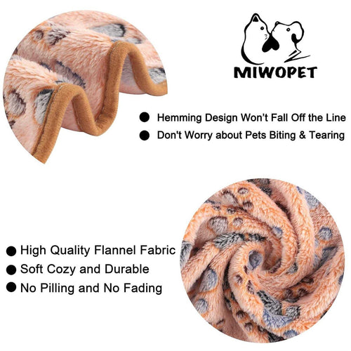 3 Pack Soft Warm Fleece Flannel Pet Blanket Y171842