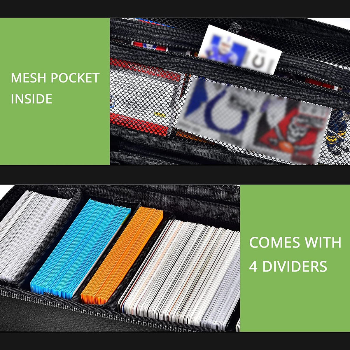 Baseball Football Trading Card Organizer Storage Box P892
