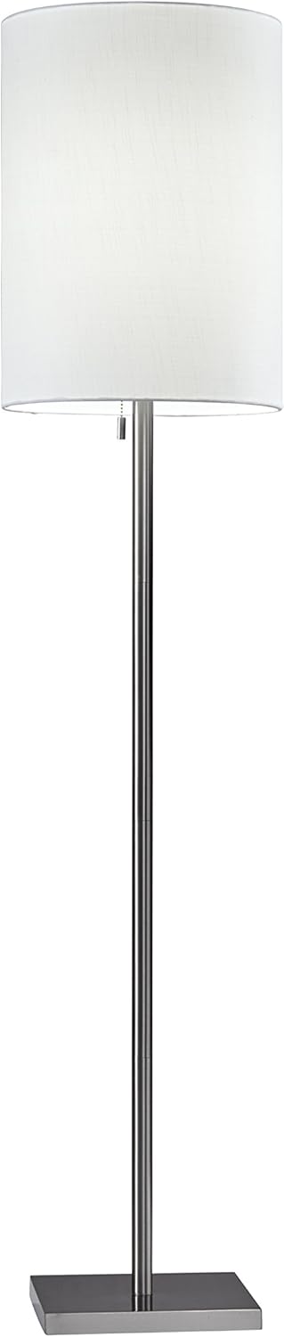 Antique Brass Beige Floor Lamp C35872