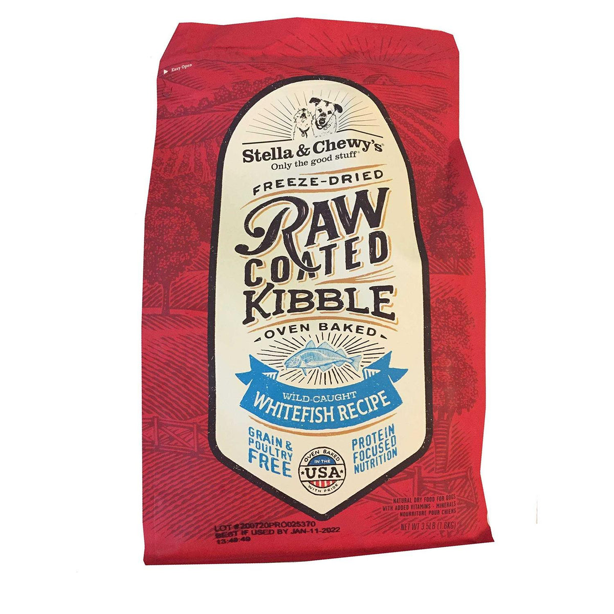Raw Coated Whitefish Dog Kibble J697846