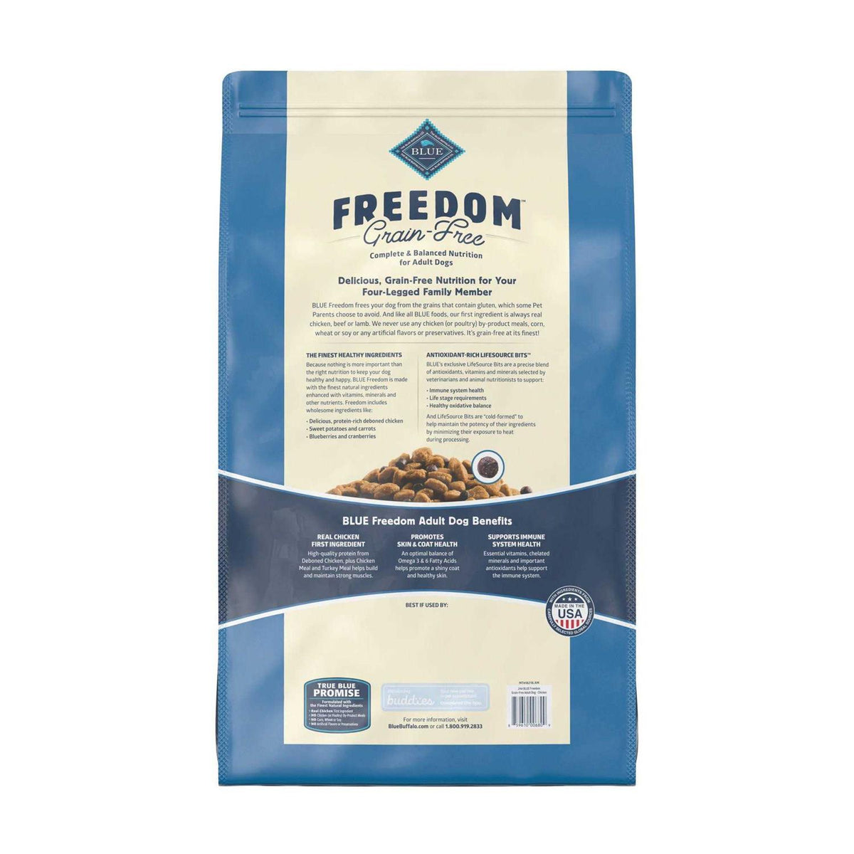 Blue Buffalo Freedom Adult Free Dog Food K87123
