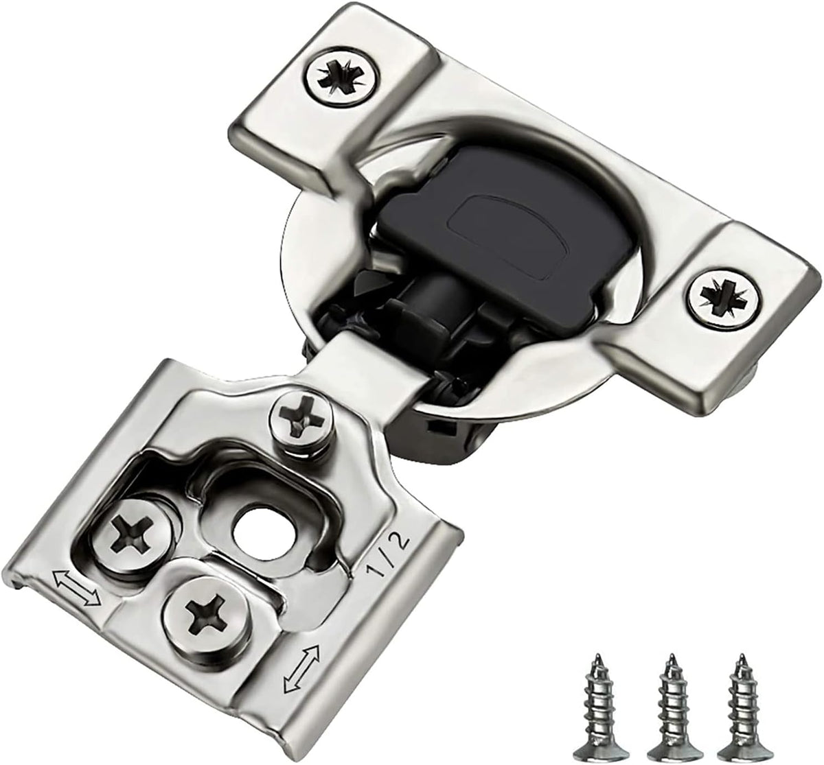 40 Pack Soft Closing 1/2 inch Overlay Cabinet Hinges P47448