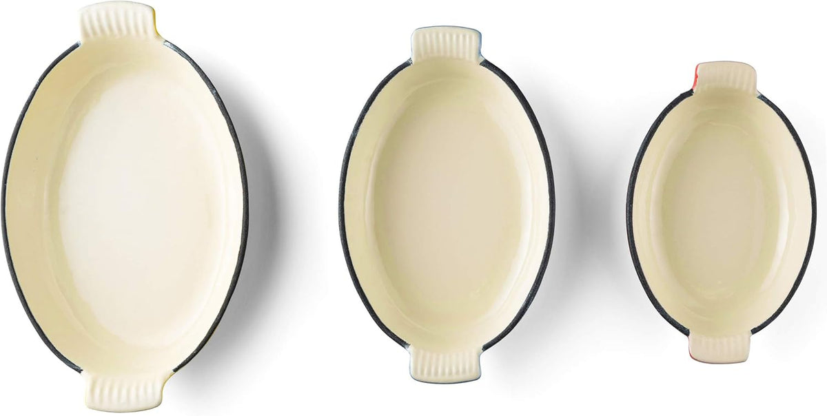 Enameled Cast Iron Pan Set of 3 L510858