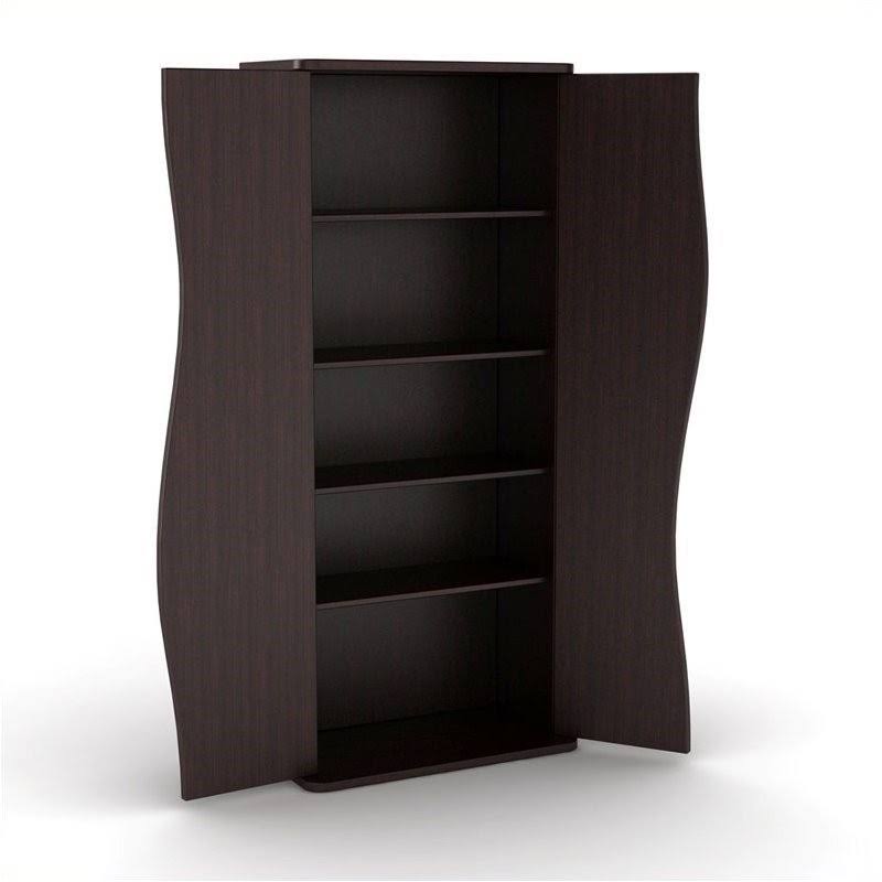 35x22 Media Storage Cabinet in Espresso E8711
