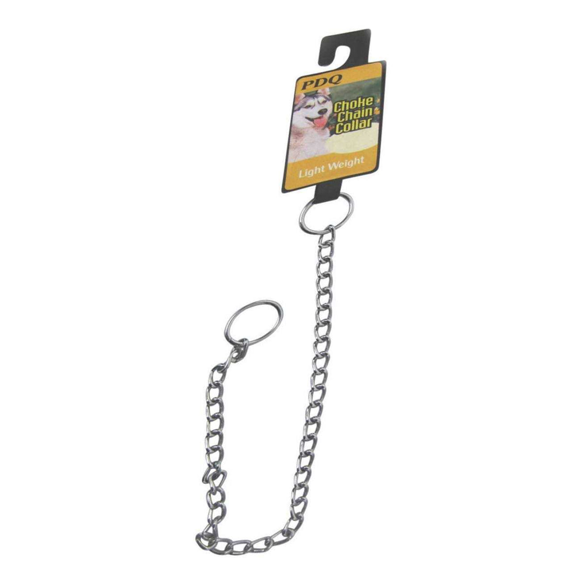 Choke Chain Collar Silver Lightweight Steel Dog Small/Medium W149