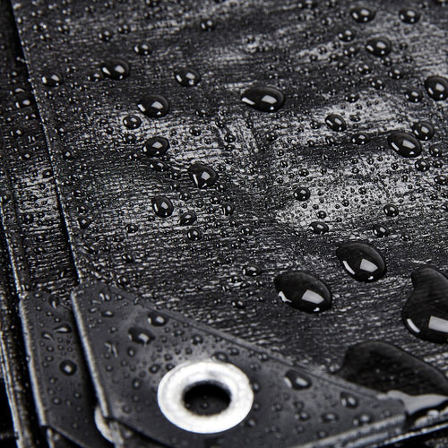 20 ft. x 30 ft. Silver and Black Weather-Resistant Tarp I3964
