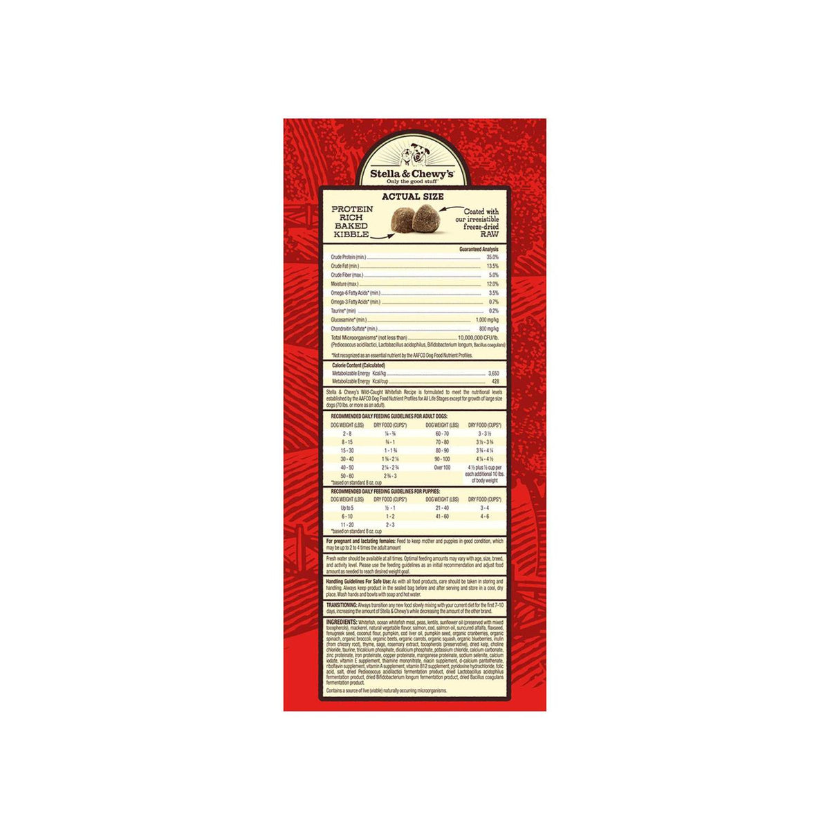 Raw Coated Whitefish Dog Kibble J697846
