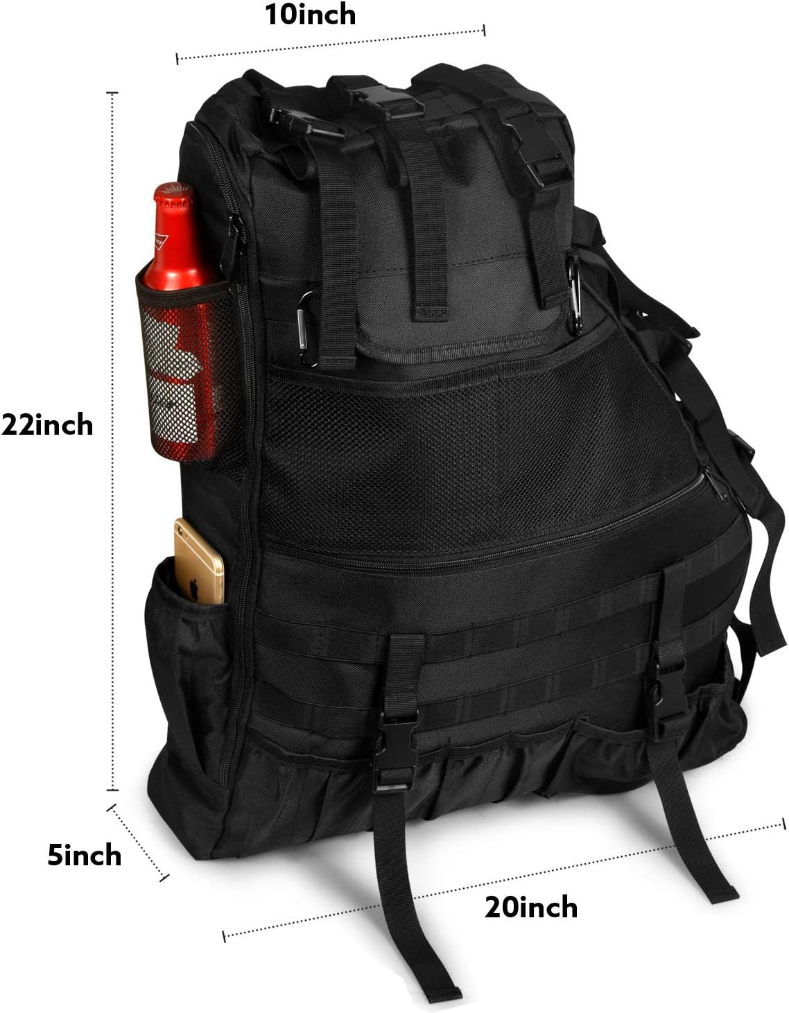 Roll Bar Storage Bag Cage with Multi-Pockets & Organizers X50949