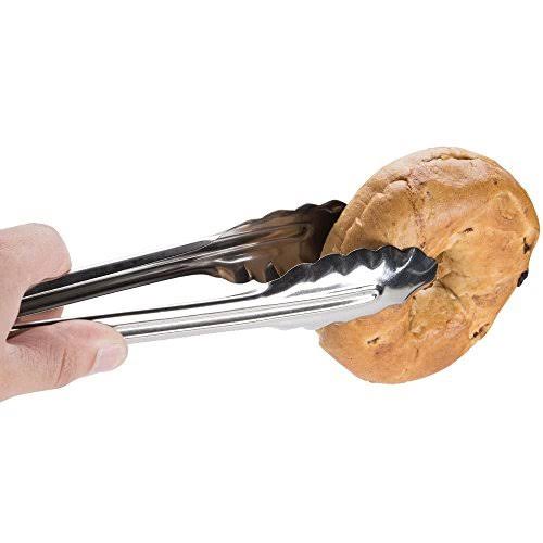 Stainless Steel 7-Inch Kitchen Tongs Set of 12 U9315
