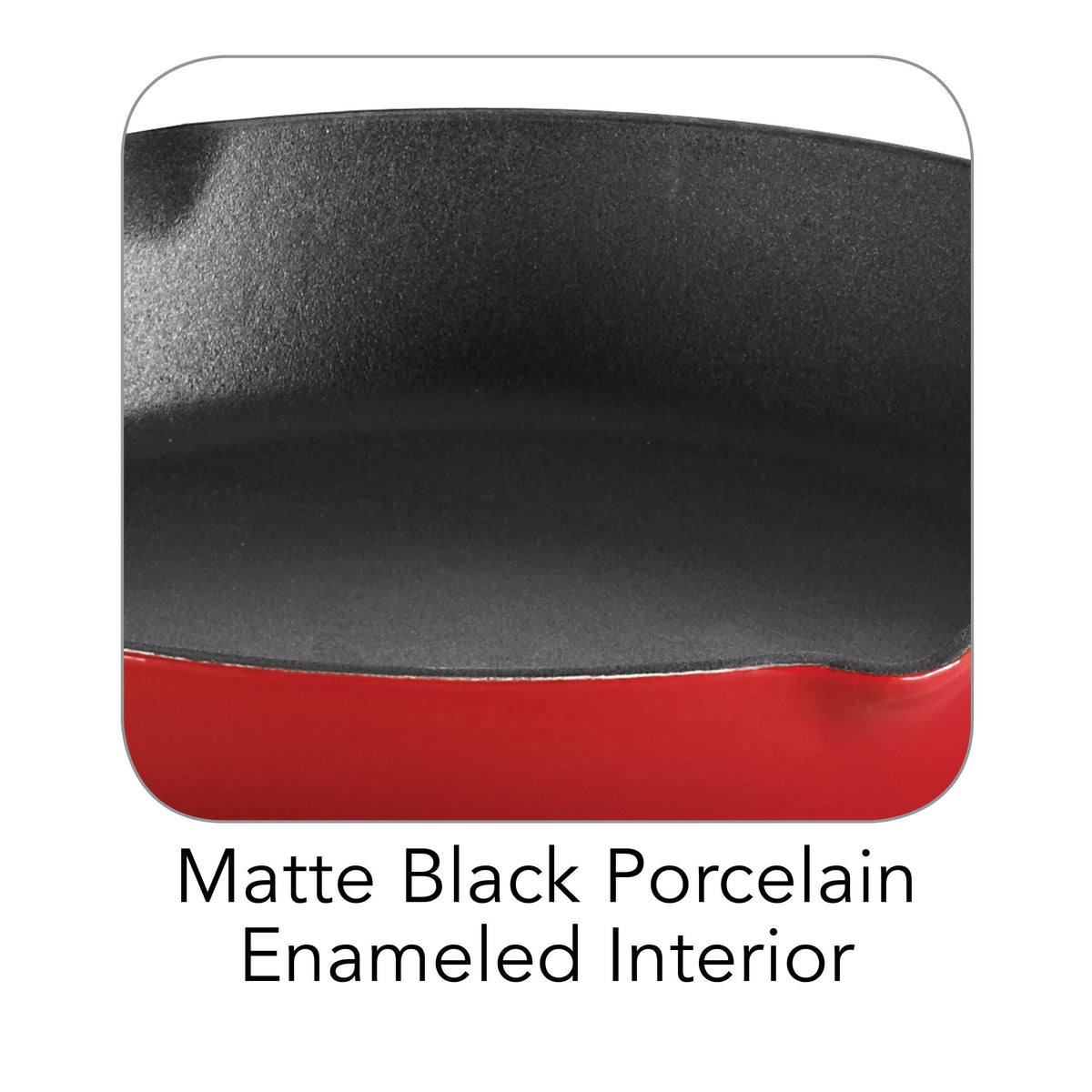 Enameled Cast Iron Skillet 12 in. Y10266