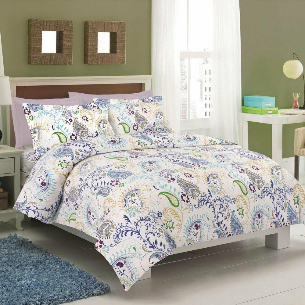 Flannel Printed 170 GSM Duvet Cover Set Queen Q9360