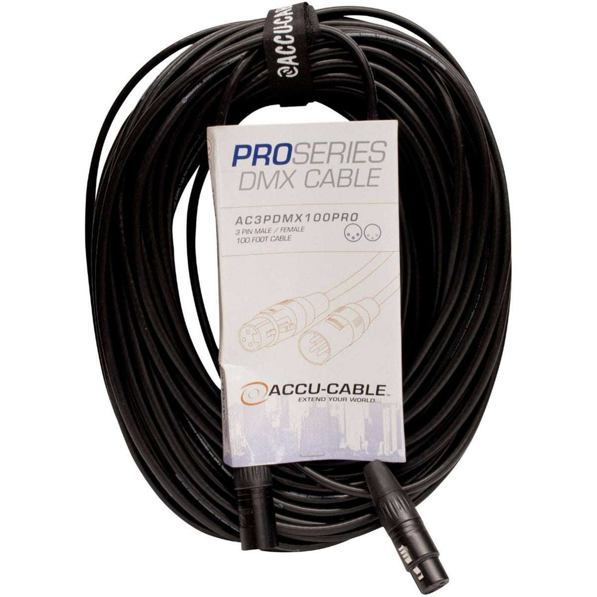 100 Foot 3 Pin DMX Cable O159