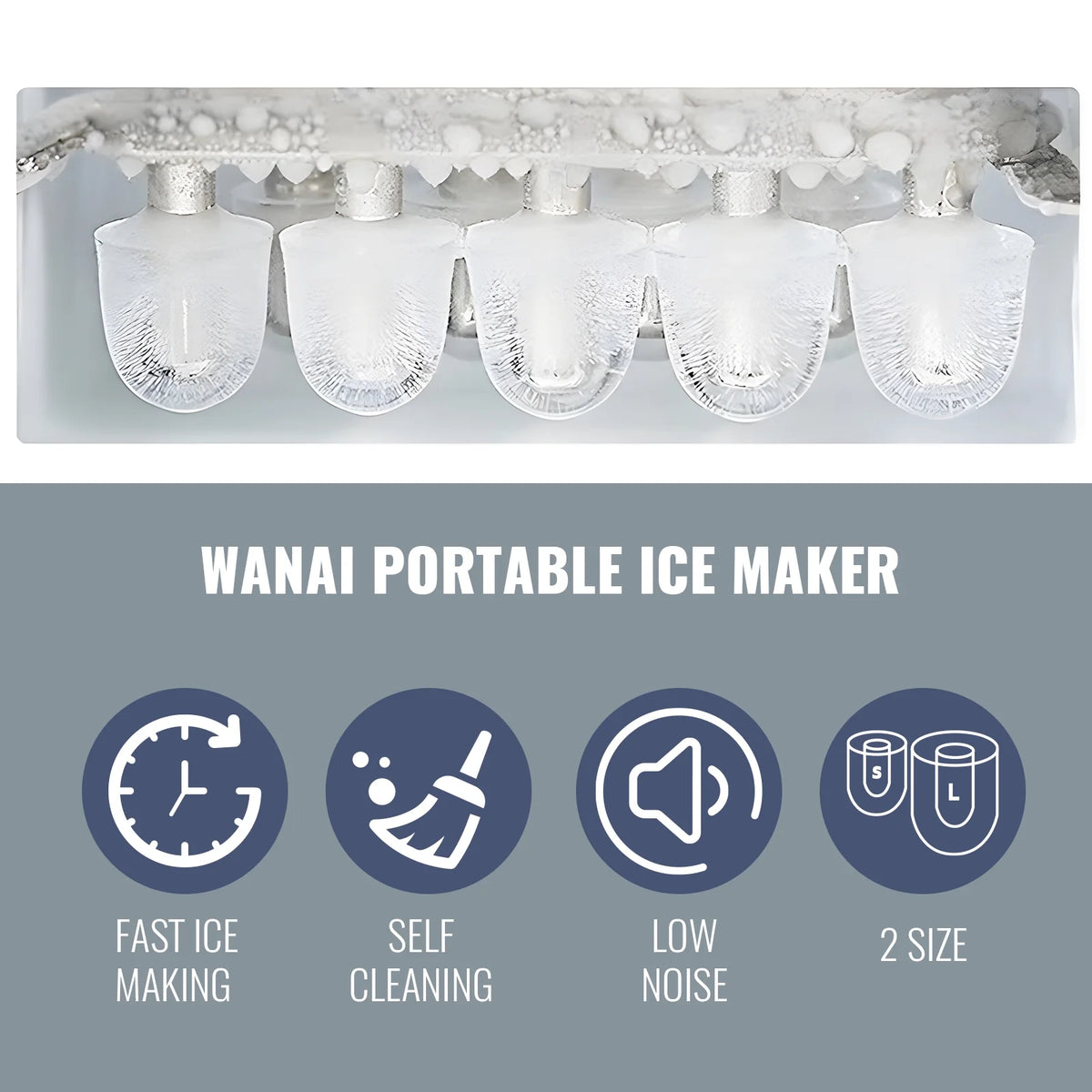 Countertop Ice Maker 26.5lbs/24H I11489