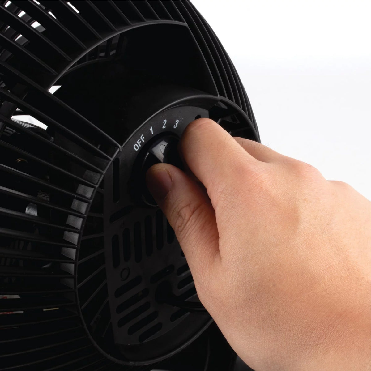 7 Inch Electric Portable Table Fan with Adjustable Tilt, Black B82588