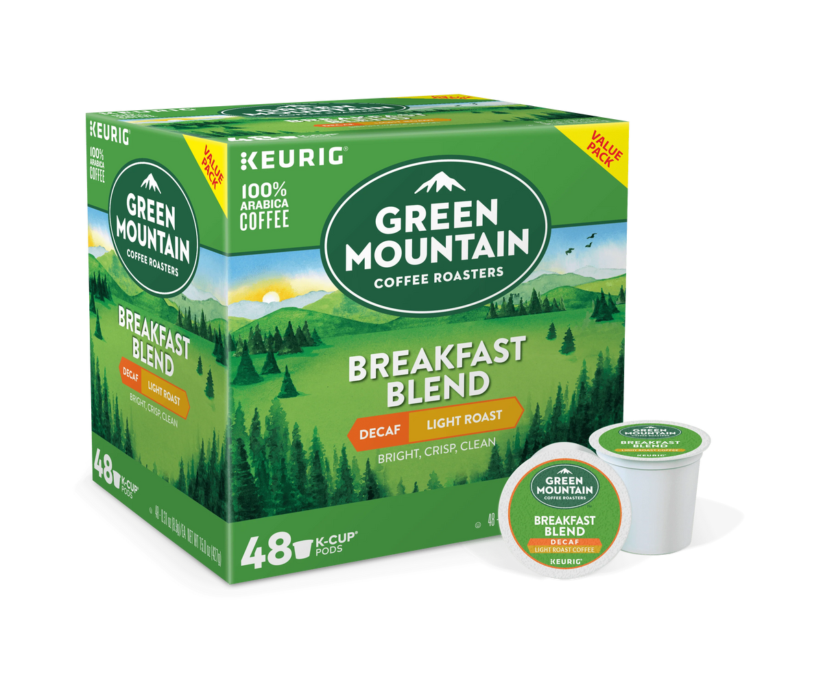 Light Roast Decaf Coffee K-Cup Pods 48 Count A92404