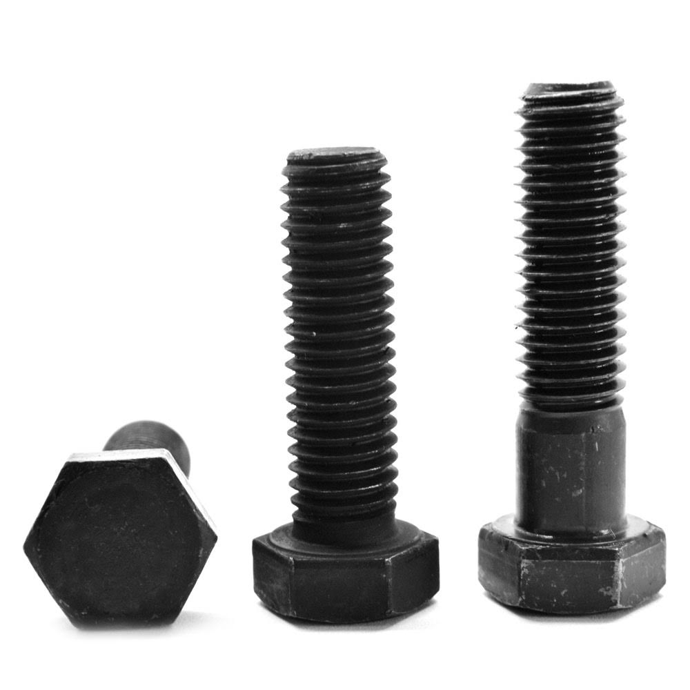 5/16x22-24 x 8x22 Grade 5 Hex Cap Screw Black Oxide B56526