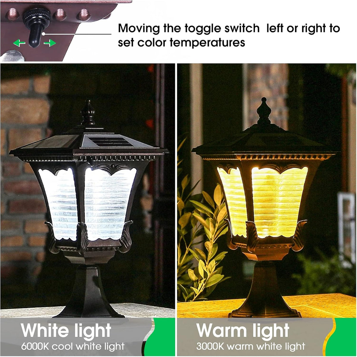 Solar Post Lights Outdoor 2 Pack T332456