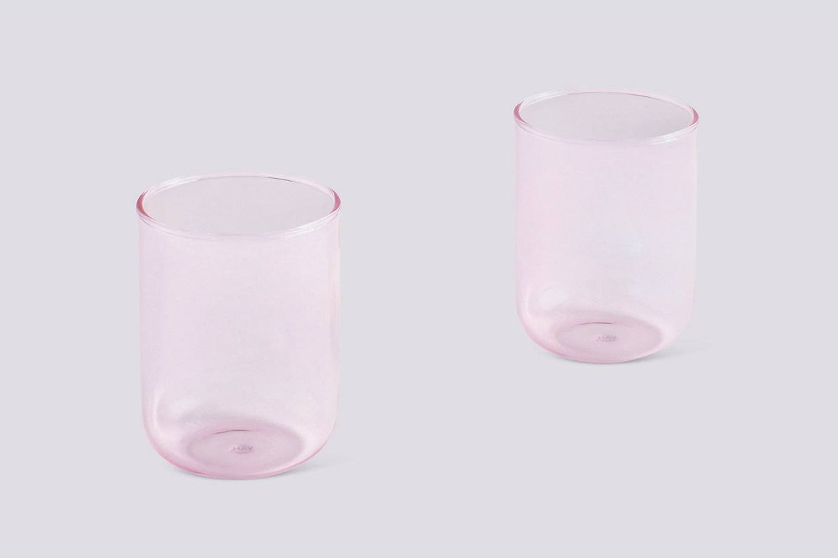 Tint Drinking Glass 300 mL Pink Set of 2 U8380