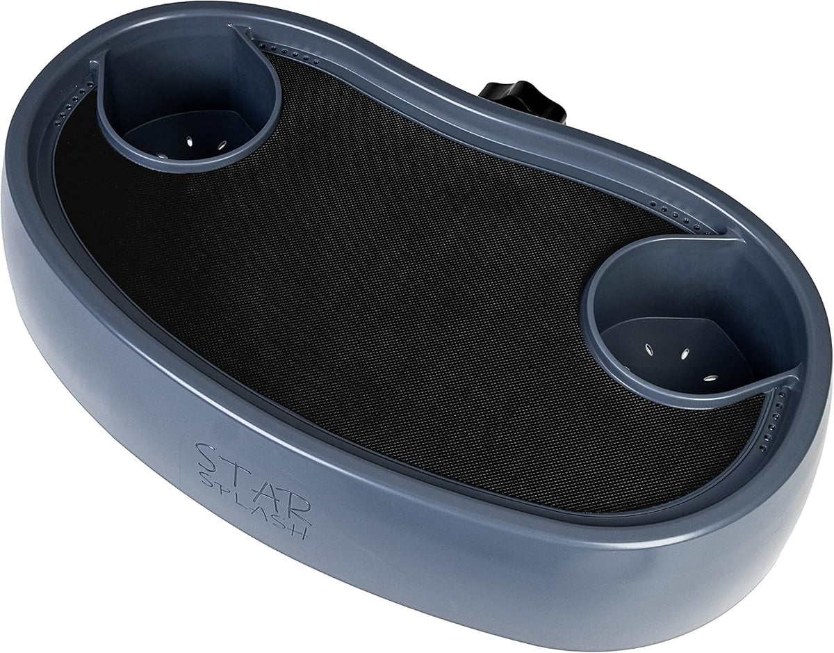 Adjustable Hot Tub Table Tray with Cup Holders O49640