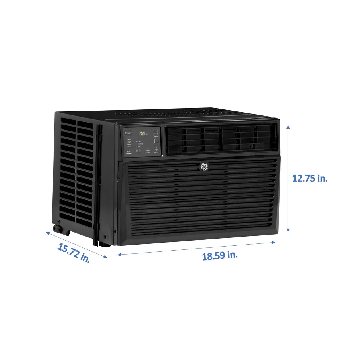 8,000 BTU Smart Window Air Conditioner with Remote, Black G59128