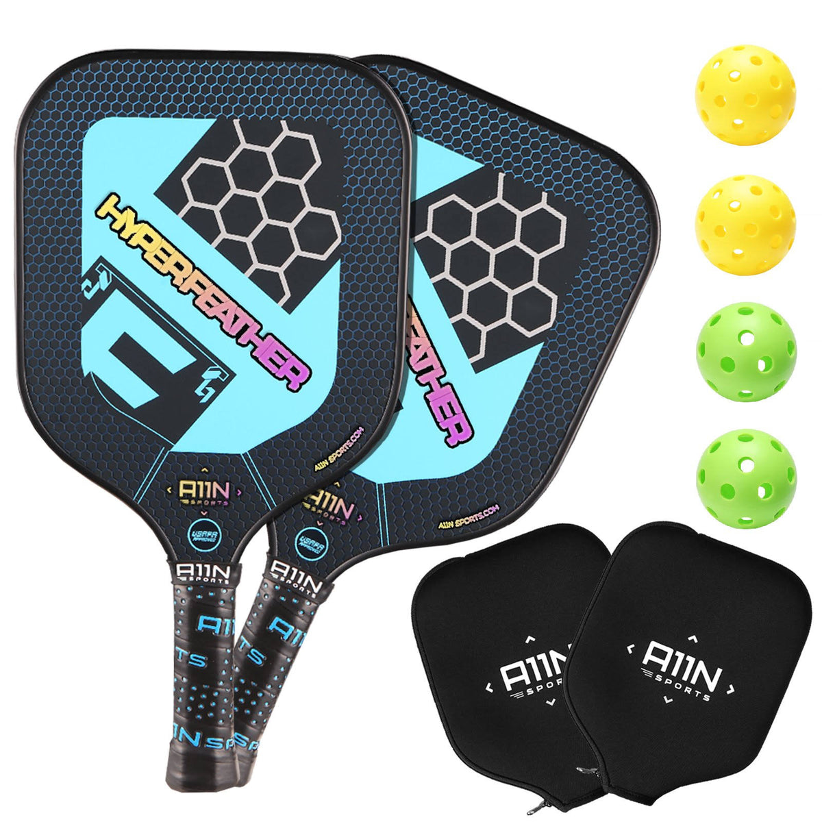 CarbonFiber Pickleball Paddle Set F5144