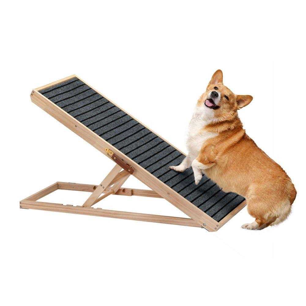 Folding Dog Ramp 4-Level Height Adjustable Non-slip U30493