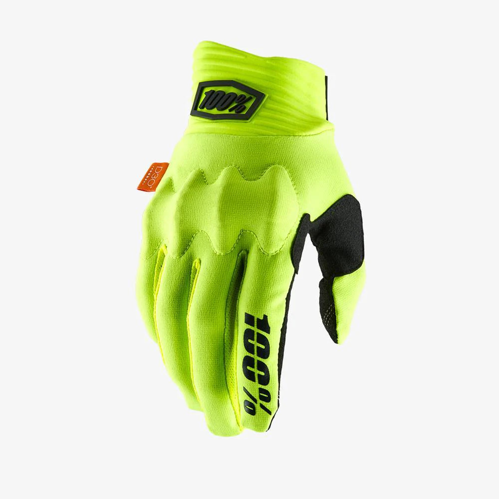 Race Gloves Fluo Yellow Black C82030