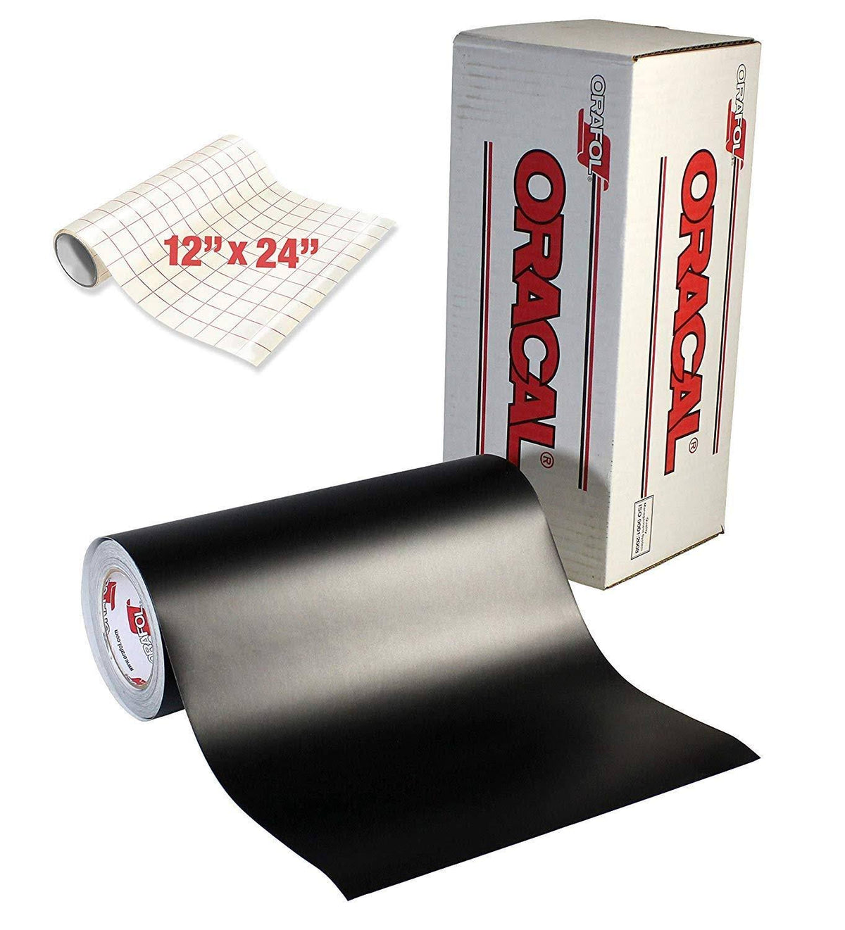 Matte Black Adhesive Craft Vinyl 50ft x 12 inch I74819