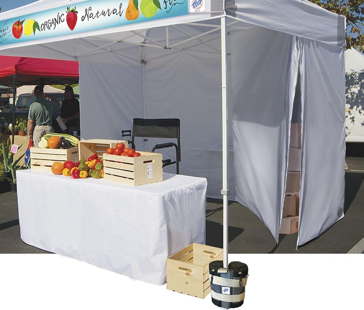White Canopy Wall Divider Q965