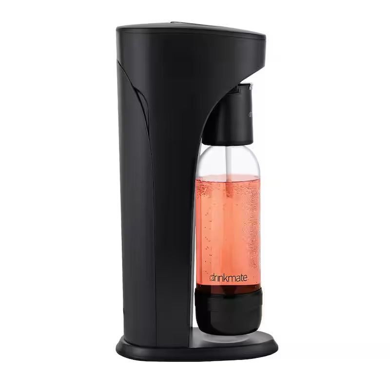Matte Black Sparkling Water and Soda Maker Machine U2206