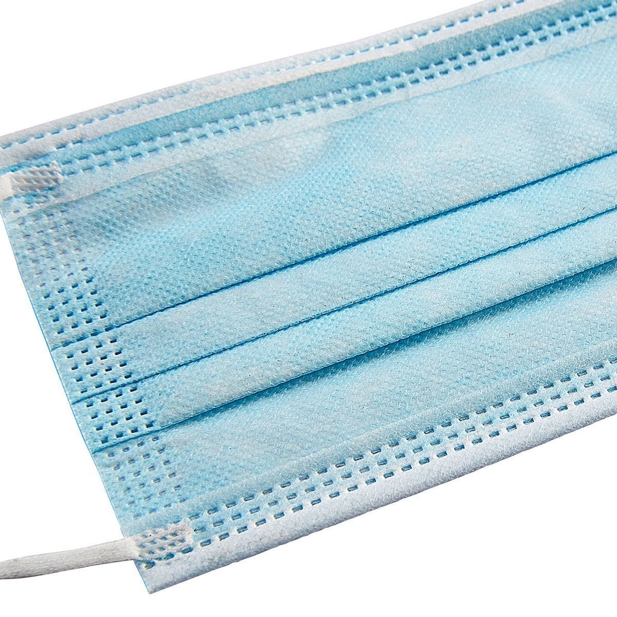 3-Ply Disposable Face Masks, 10 Pack, Blue Z435312