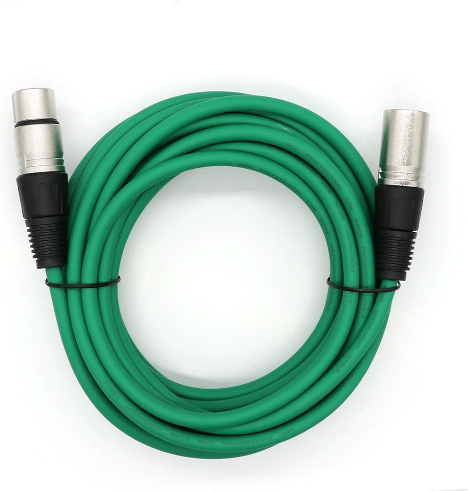 XLR 3 Pin Male to Female Audio Cable 5 Pack R5745