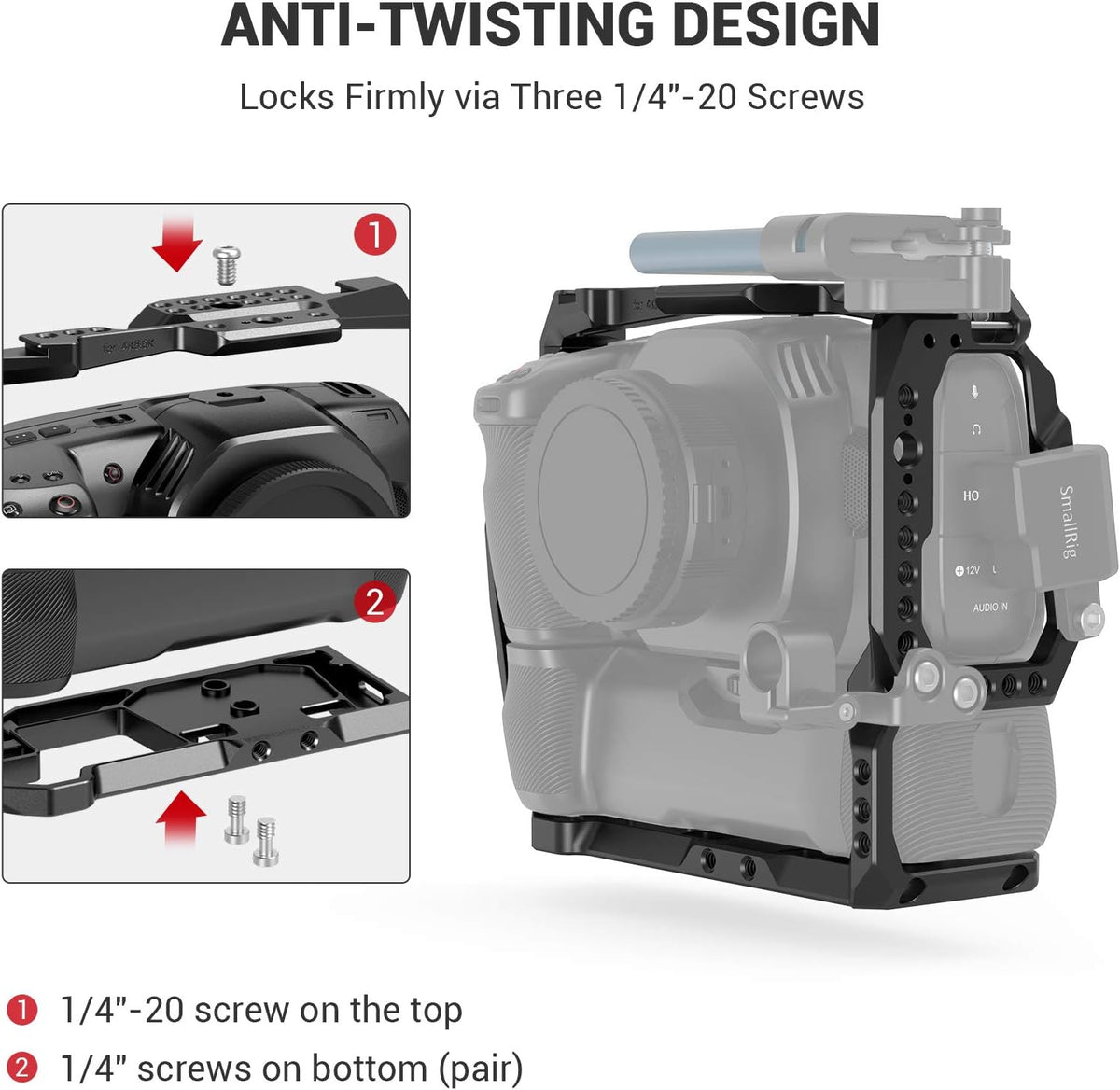 Camera Cage with Battery Grip W8556