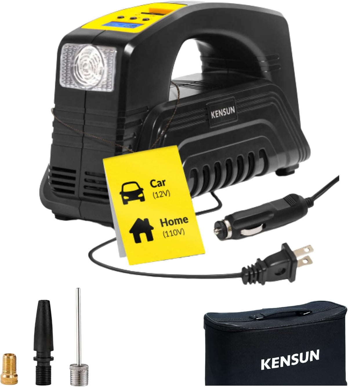 Portable AC/DC Digital Tire Inflator Air Compressor A2461
