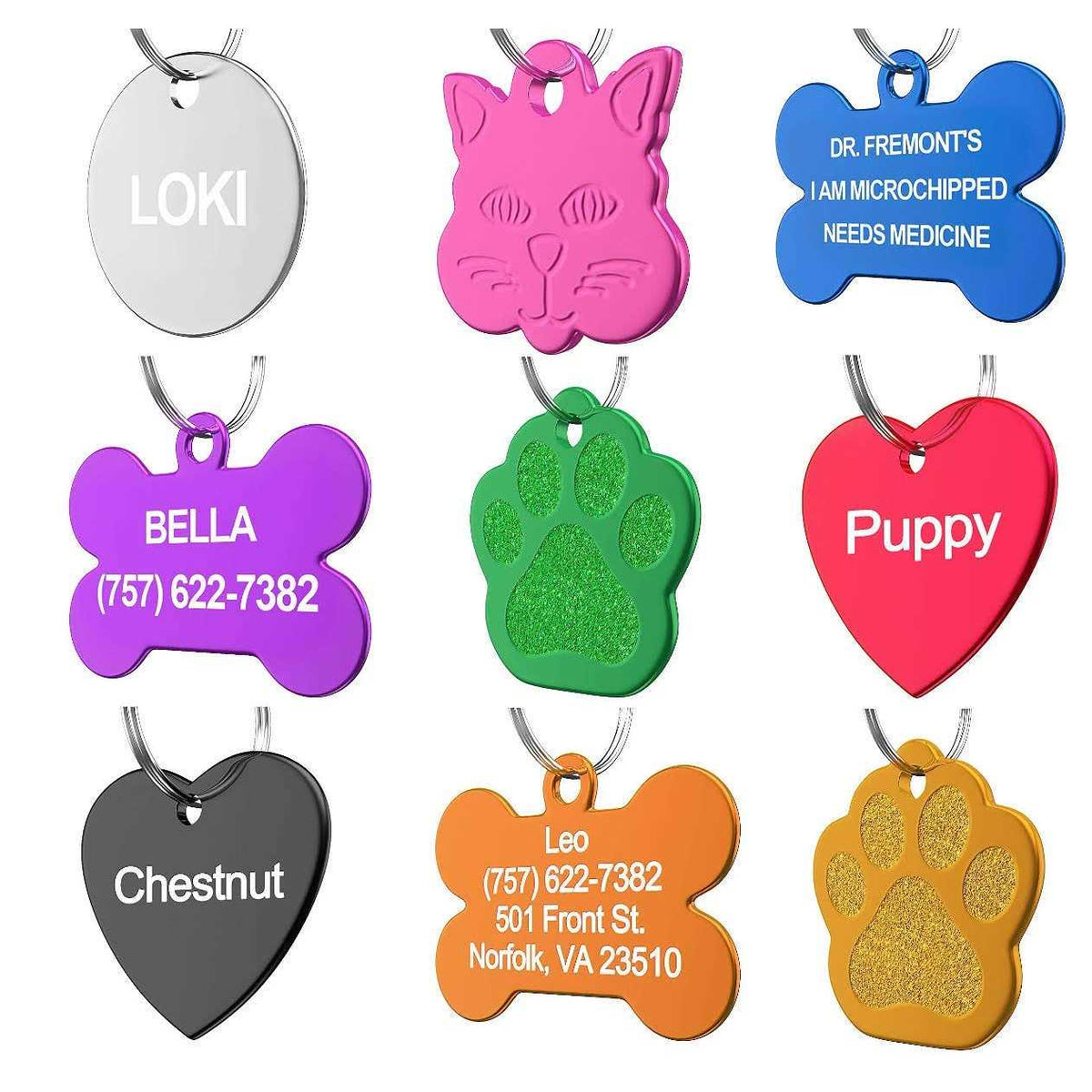 Custom Pet ID Tag Y770