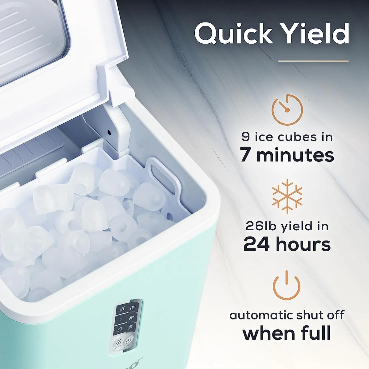 Automatic Self-Cleaning 26-Pound Ice Maker A192