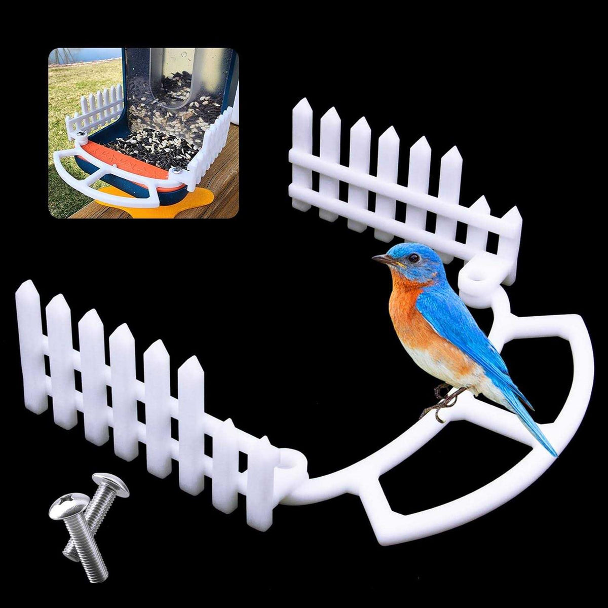 Bird Buddy Perch with Side Fence V457730